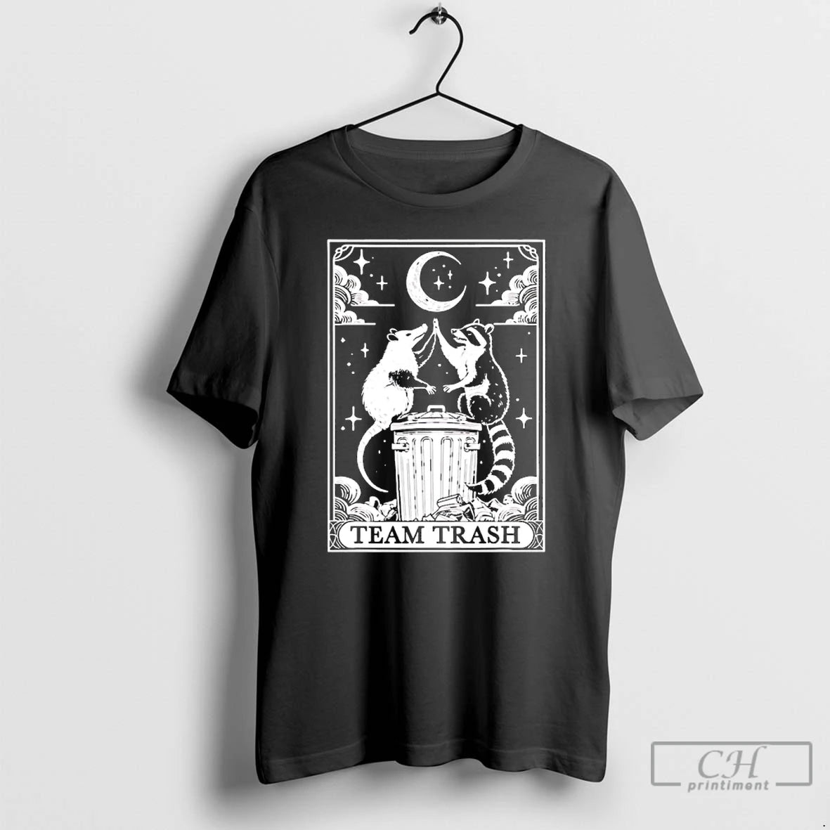 Classic Possum And Raccoon Team Trash Tarot Card T-Shirts, Hoodie, Sweatshirt | InkRitualCo.com