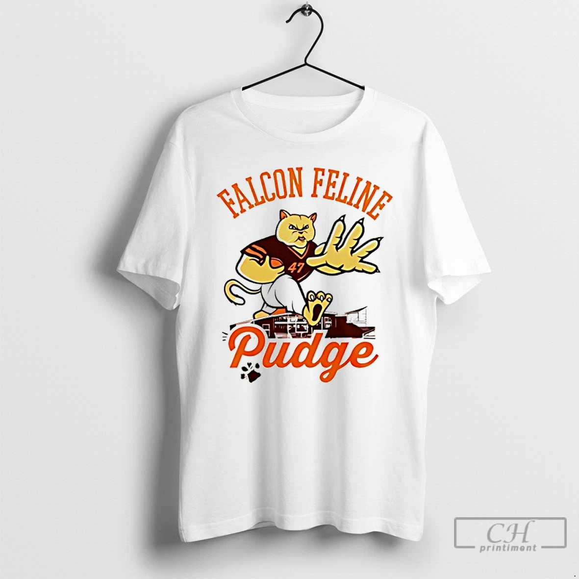 Classic Pudge The Cat Bgsu Football 2025 Mascot T Shirts Hoodie, Sweatshirt | InkRitualCo.com
