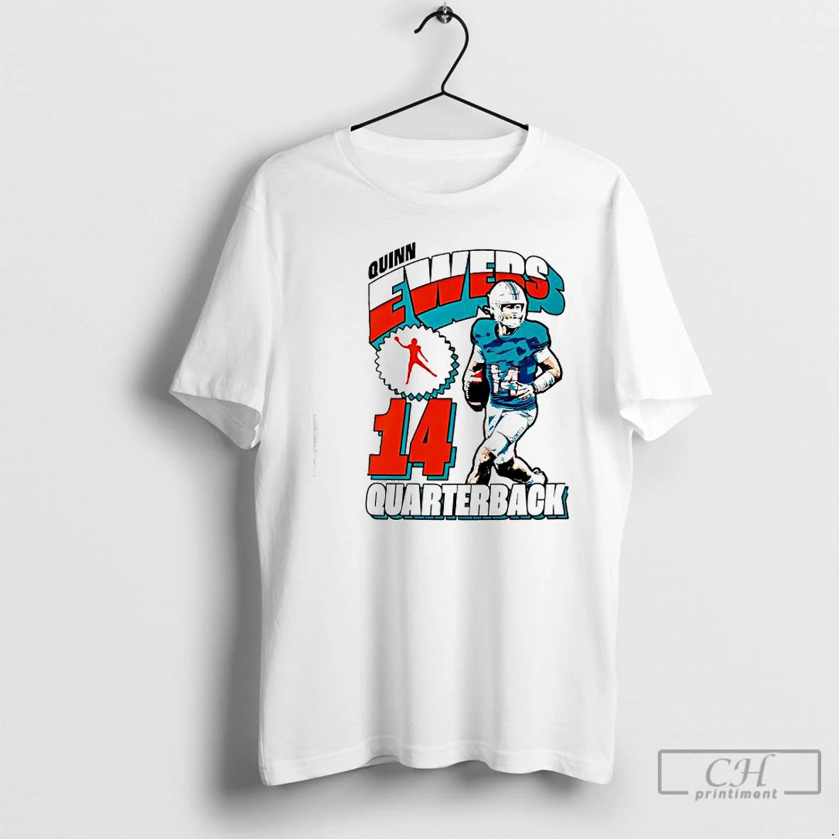 Classic Quinn Ewers Miami Dolphins 14 Quarterback T-Shirts, Hoodie, Sweatshirt | InkRitualCo.com