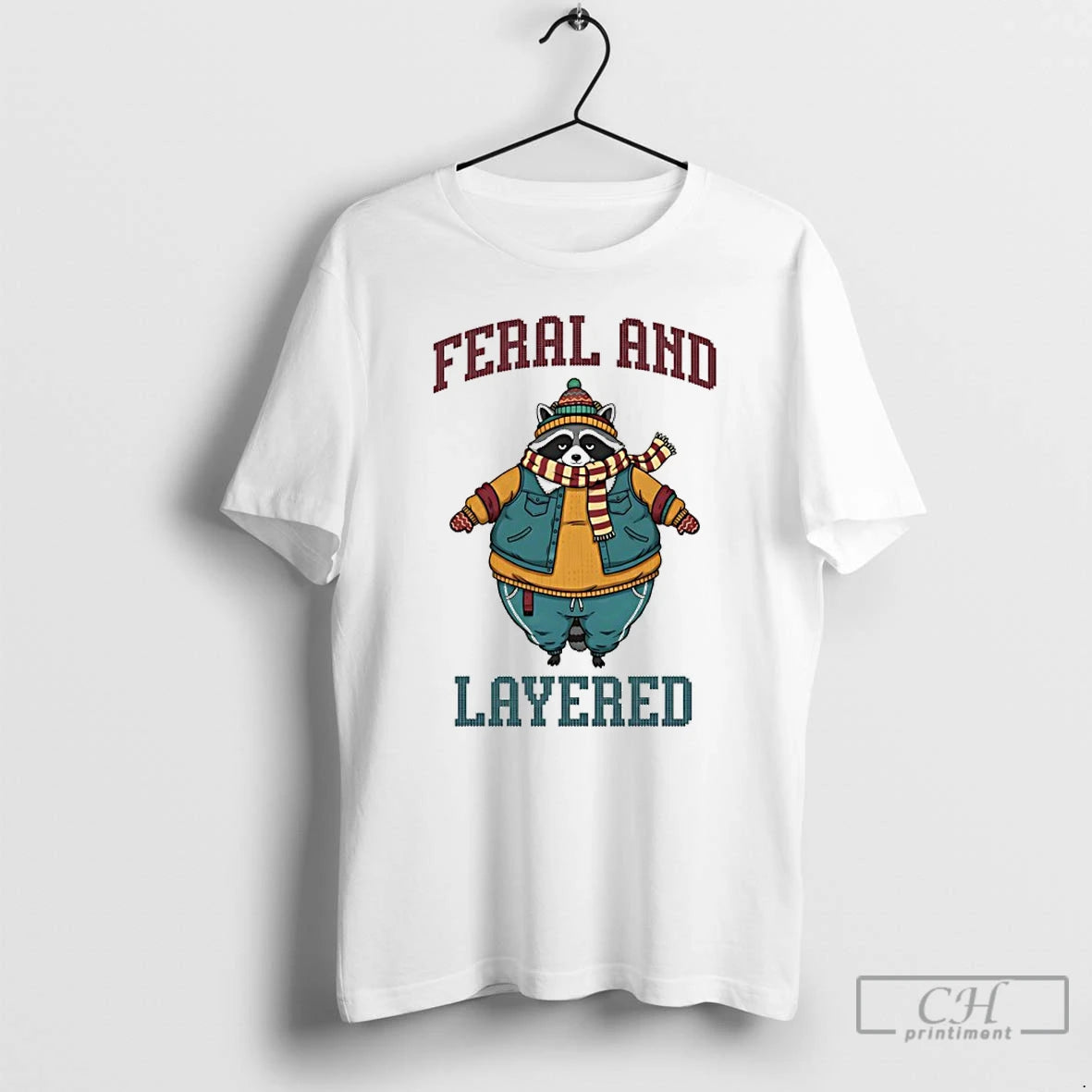 Classic Raccoon Feral And Layered T-Shirts, Hoodie, Sweatshirt | InkRitualCo.com