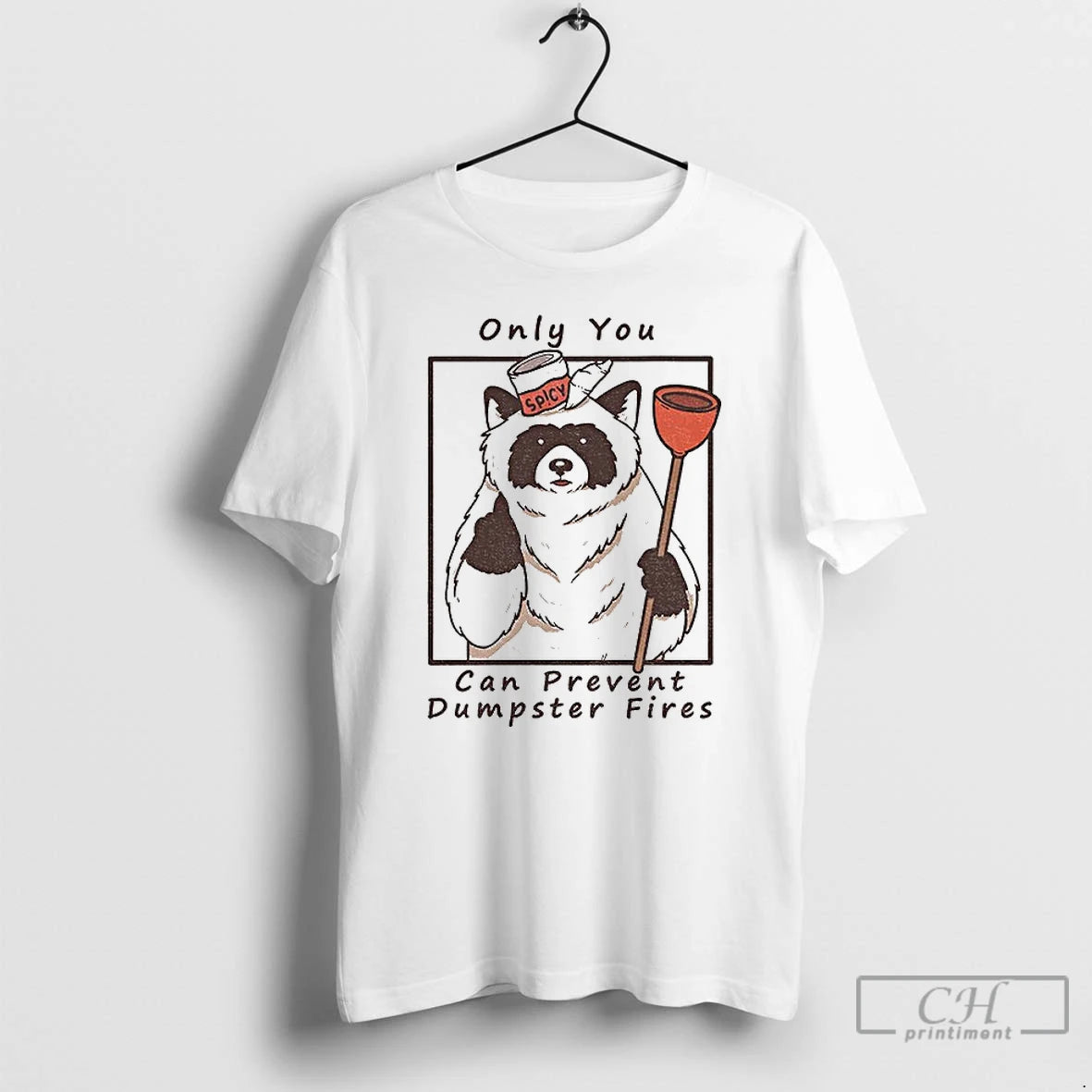 Classic Raccoon Fire Fighting Only You Can Prevent Dumpster Fires T Shirts Hoodie, Sweatshirt | InkRitualCo.com