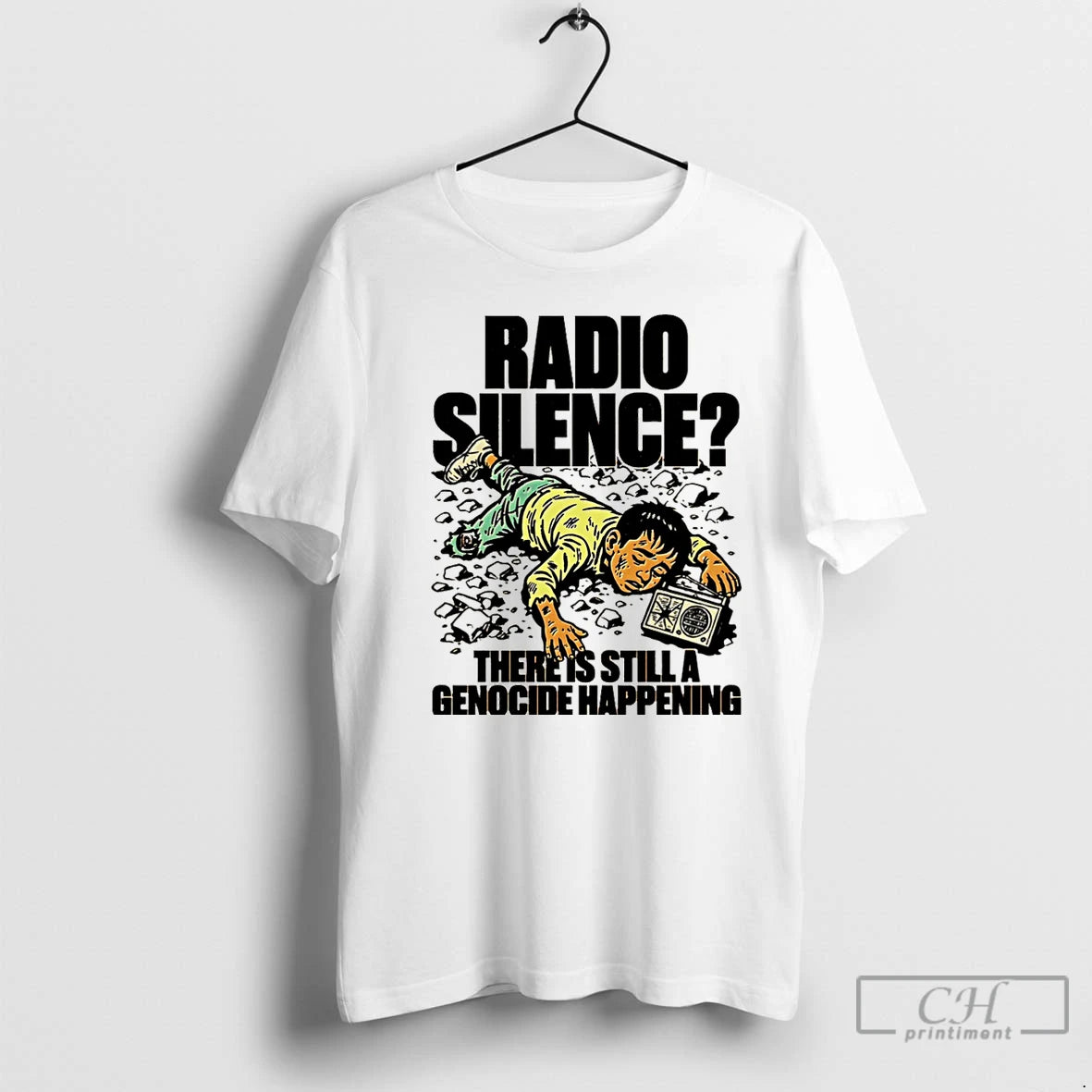 Classic Radio Silence There Is Still A Genocide Happening Christmas T-Shirts, Hoodie, Sweatshirt | InkRitualCo.com