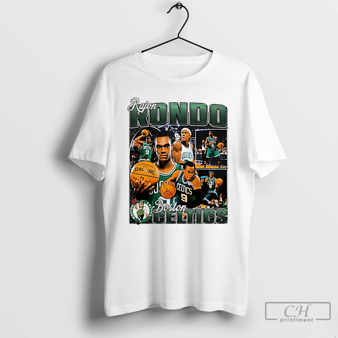 Classic Rajon Rondo Boston Celtics Player Collage T-Shirts, Hoodie, Sweatshirt | InkRitualCo.com