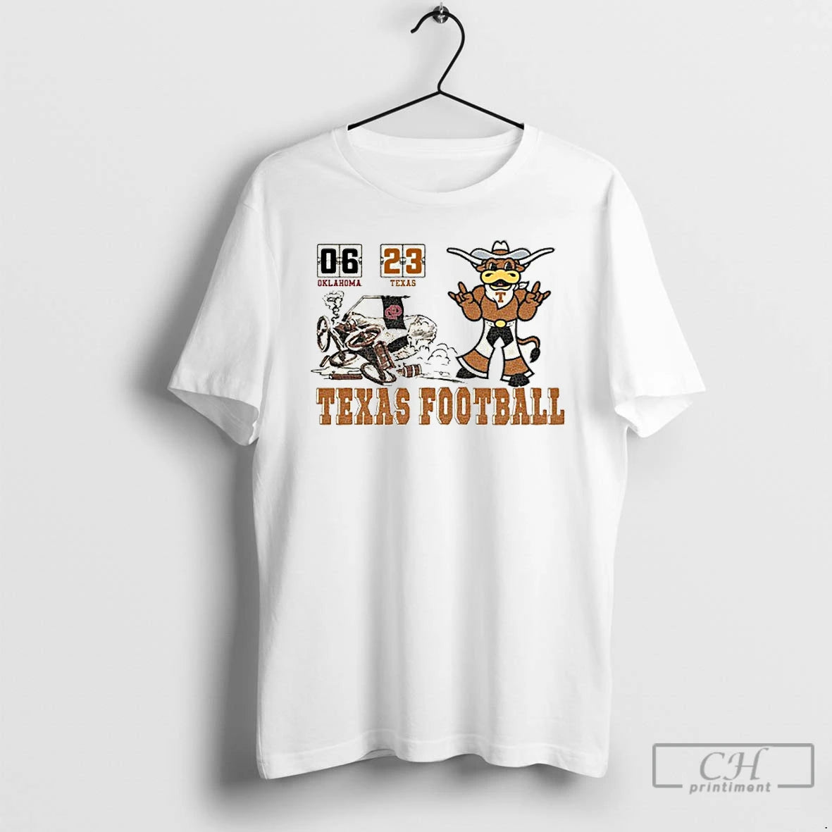 Classic Red River Rivalry Texas Longhorns Beat Oklahoma Sooners 2025 Score T Shirts Hoodie, Sweatshirt | InkRitualCo.com