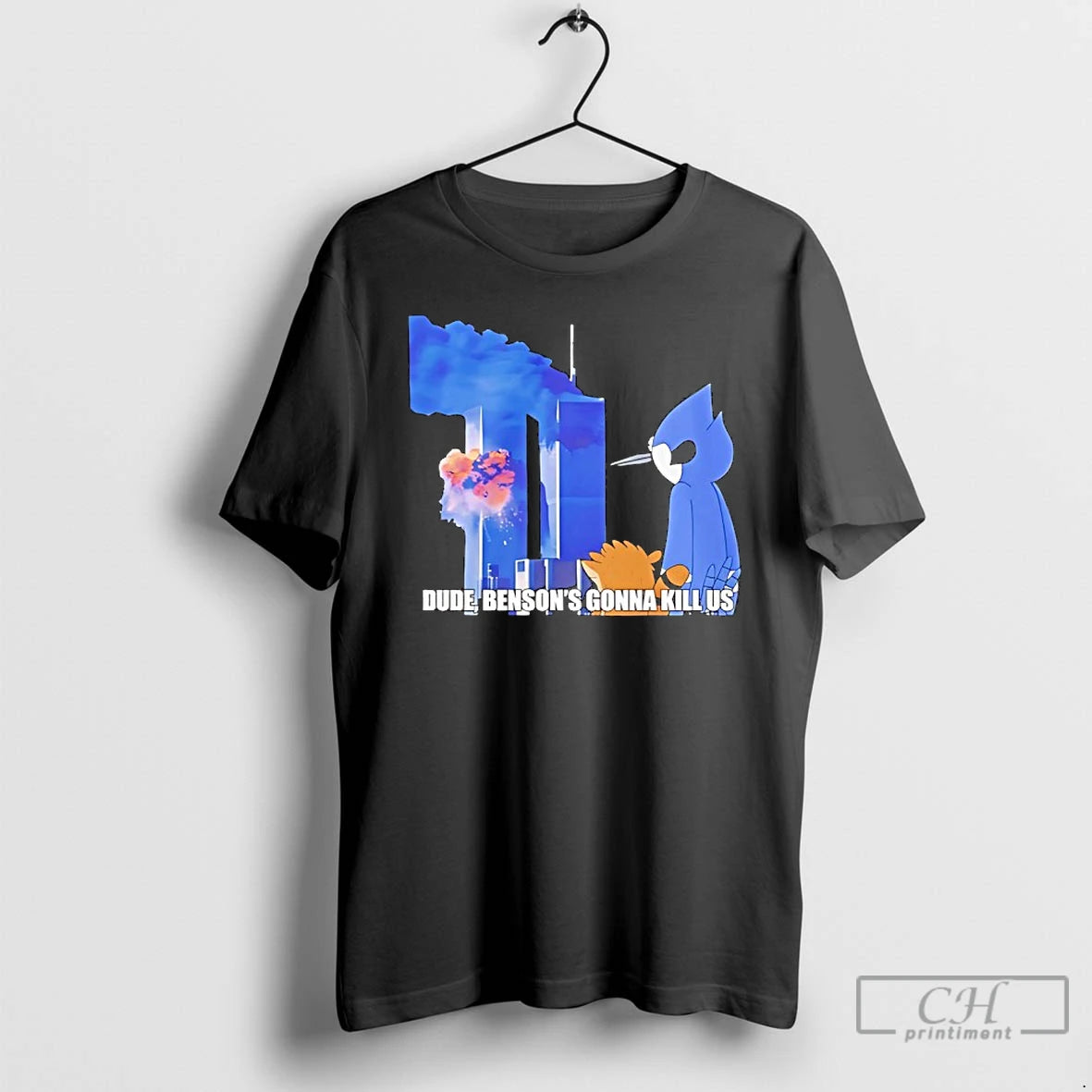 Classic Regular Show 911 Dude Bensons Gonna Kill Us T-Shirts, Hoodie, Sweatshirt | InkRitualCo.com
