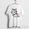 Classic Reindeer Unicorn Bells And Holly Christmas White T Shirts Hoodie, Sweatshirt | InkRitualCo.com