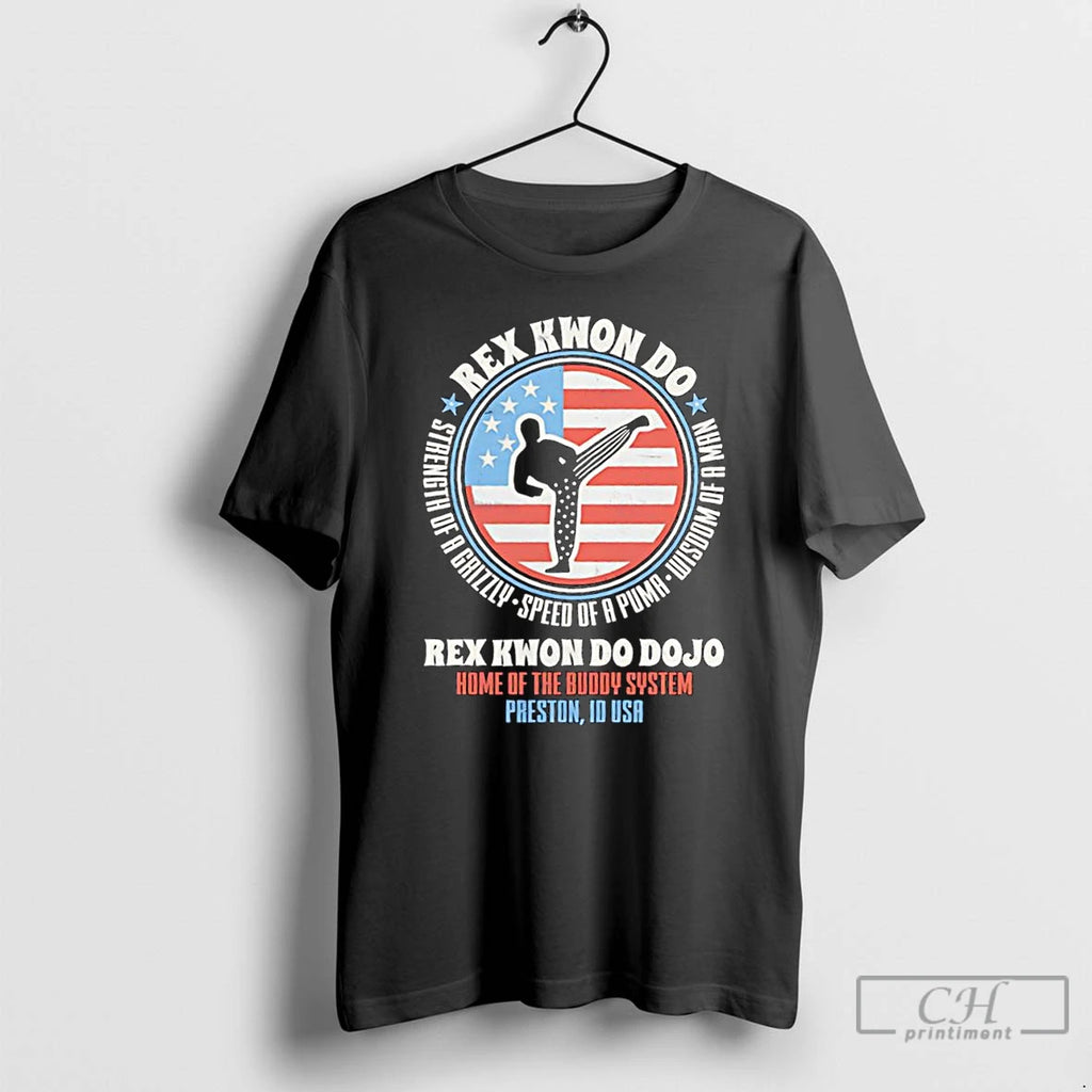 Classic Rex Kwon Do Dojo Home Of The Buddy System Preston Id Usa T Shirts Hoodie, Sweatshirt | InkRitualCo.com