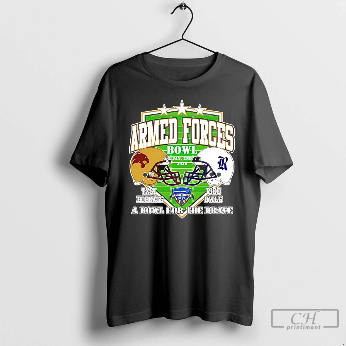 Classic Rice Owls Vs Texas State Bobcats Armed Forces Texas State Bowl T Shirts Sweater Hoodie, Sweatshirt | InkRitualCo.com