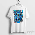 Classic Rico Dowdle Carolina Panthers Football 2025 Number 5 Skyline T Shirts Hoodie, Sweatshirt | InkRitualCo.com