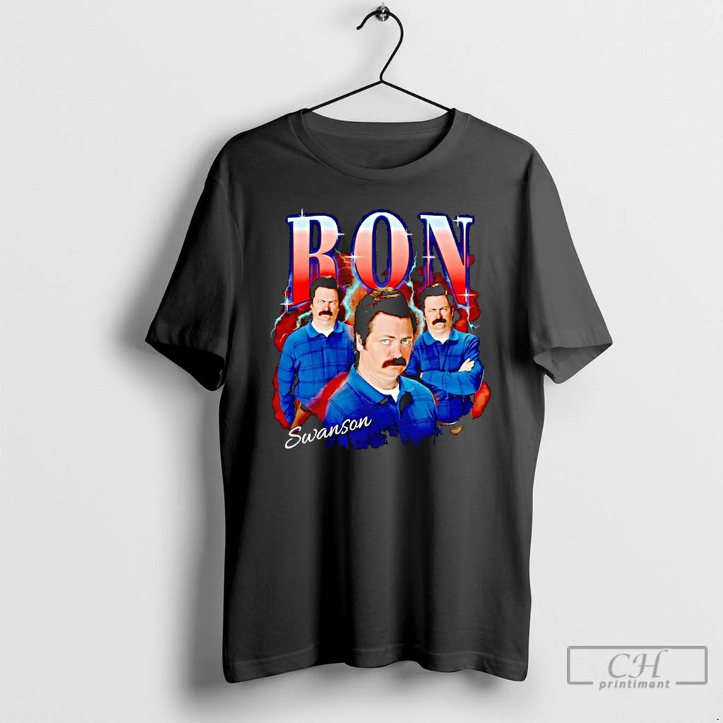 Classic Ron Swanson Parks And Recreation Ron Heartthrob T Shirts Hoodie, Sweatshirt | InkRitualCo.com