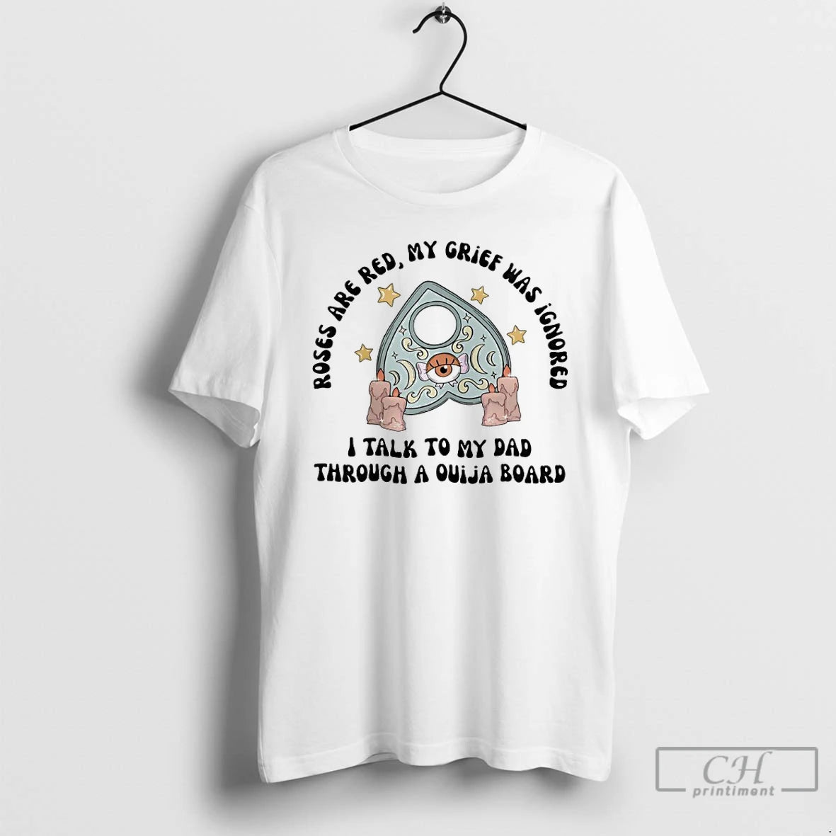 Classic Roses Are Red My Grief Was Ignored I Talk To My Dad Through T-Shirts, Hoodie, Sweatshirt | InkRitualCo.com