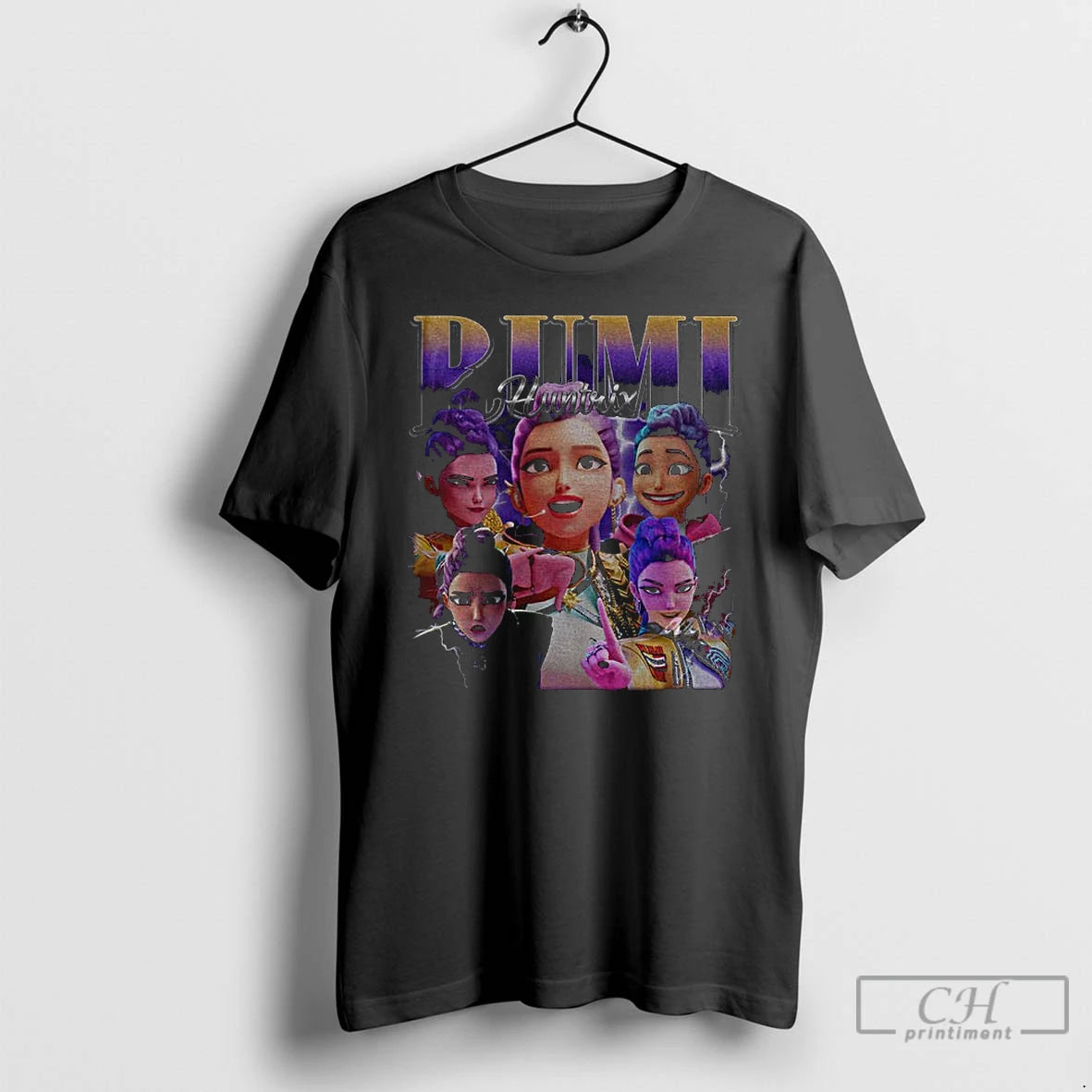 Classic Rumi Huntrix Kpop Demon Hunters 90s Bootleg T-Shirts, Hoodie, Sweatshirt | InkRitualCo.com