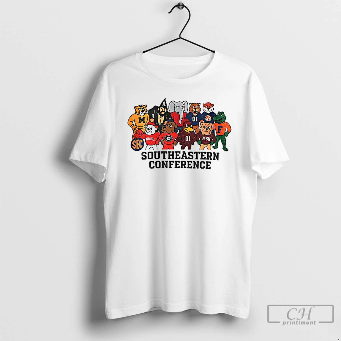 Classic Sec Team Spirit Modern Southeastern Conference Mascot T-Shirts, Hoodie, Sweatshirt | InkRitualCo.com