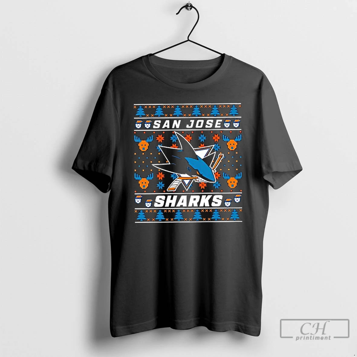 Classic San Jose Sharks 2025 Holiday Ugly Christmas T-Shirts, Hoodie, Sweatshirt | InkRitualCo.com