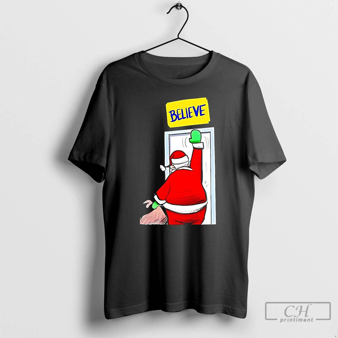 Classic Santa Christmas Gift Believe T-Shirts, Hoodie, Sweatshirt | InkRitualCo.com