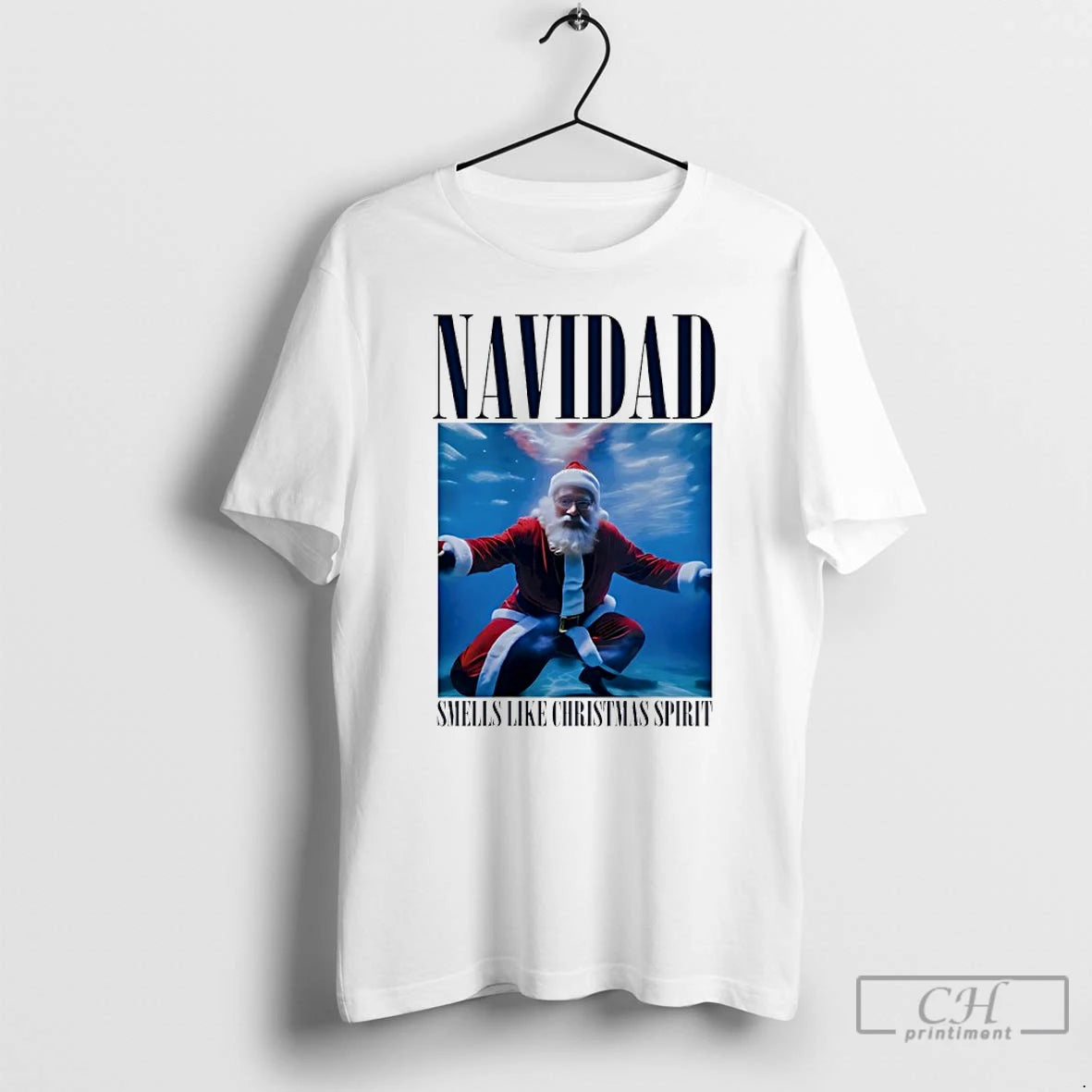 Classic Santa Claus Navidad Smells Like Christmas Spirit T Shirts Hoodie, Sweatshirt | InkRitualCo.com