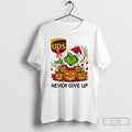 Classic Santa Grinch Never Give Up Ups Logo T Shirts Hoodie, Sweatshirt | InkRitualCo.com
