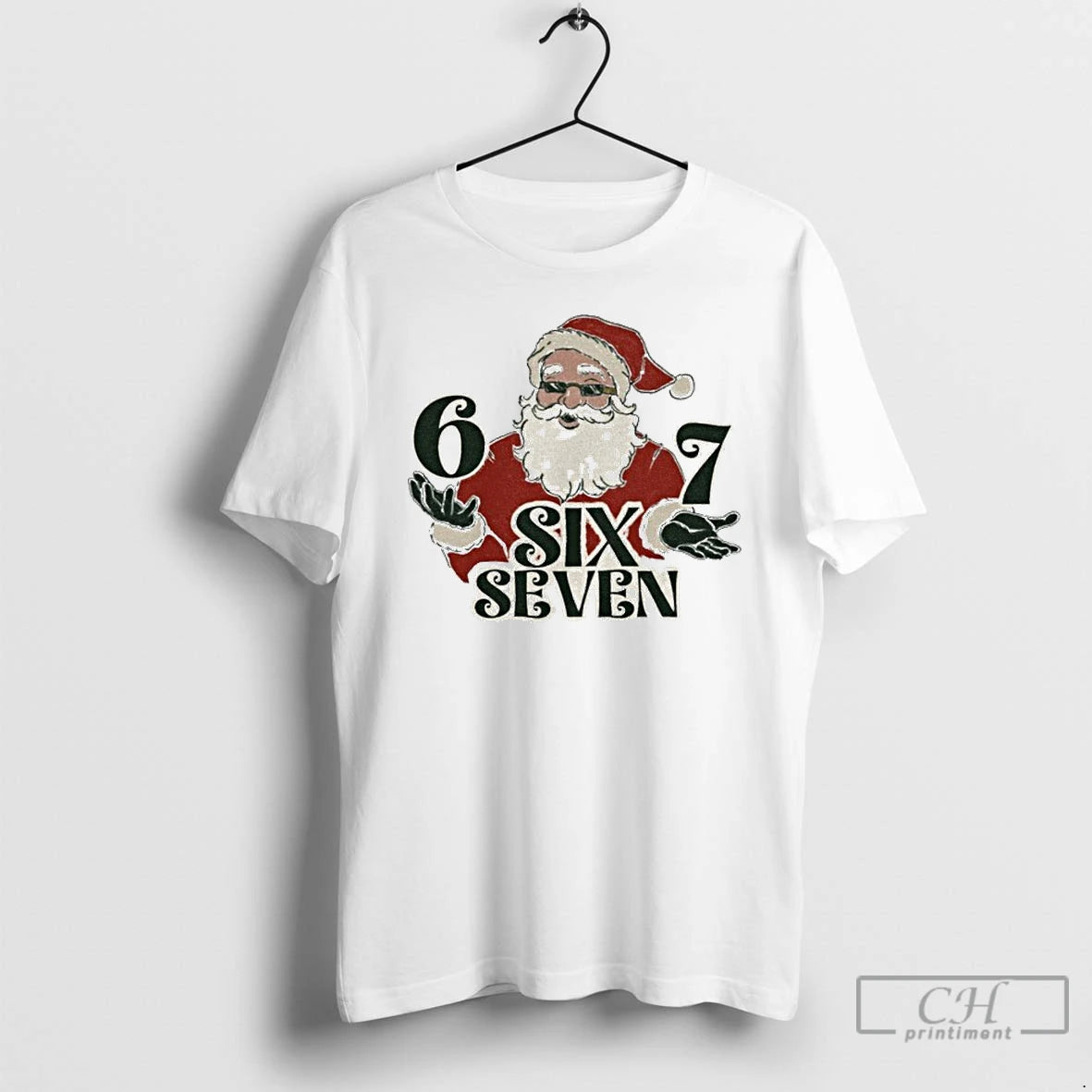 Classic Santa Six Seven 67 Hands Holiday Xmas Merry Christmas T-Shirts, Hoodie, Sweatshirt | InkRitualCo.com