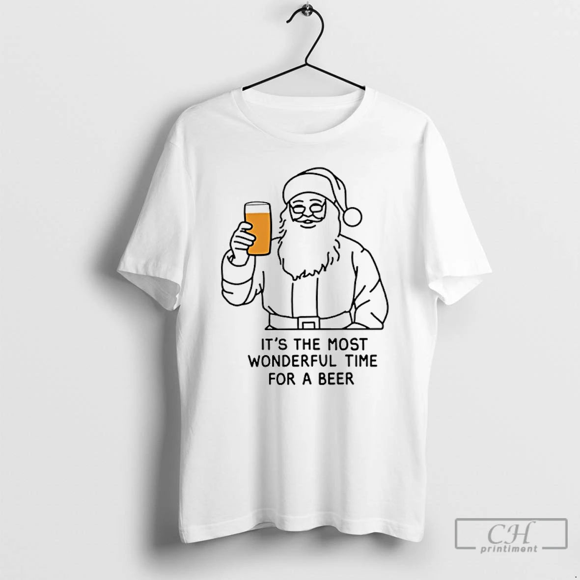 Classic Santa Its The Most Wonderful Time For A Beer T-Shirts, Hoodie, Sweatshirt | InkRitualCo.com