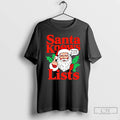 Classic Santa Knows List Trump Is On It T-Shirts, Hoodie, Sweatshirt | InkRitualCo.com