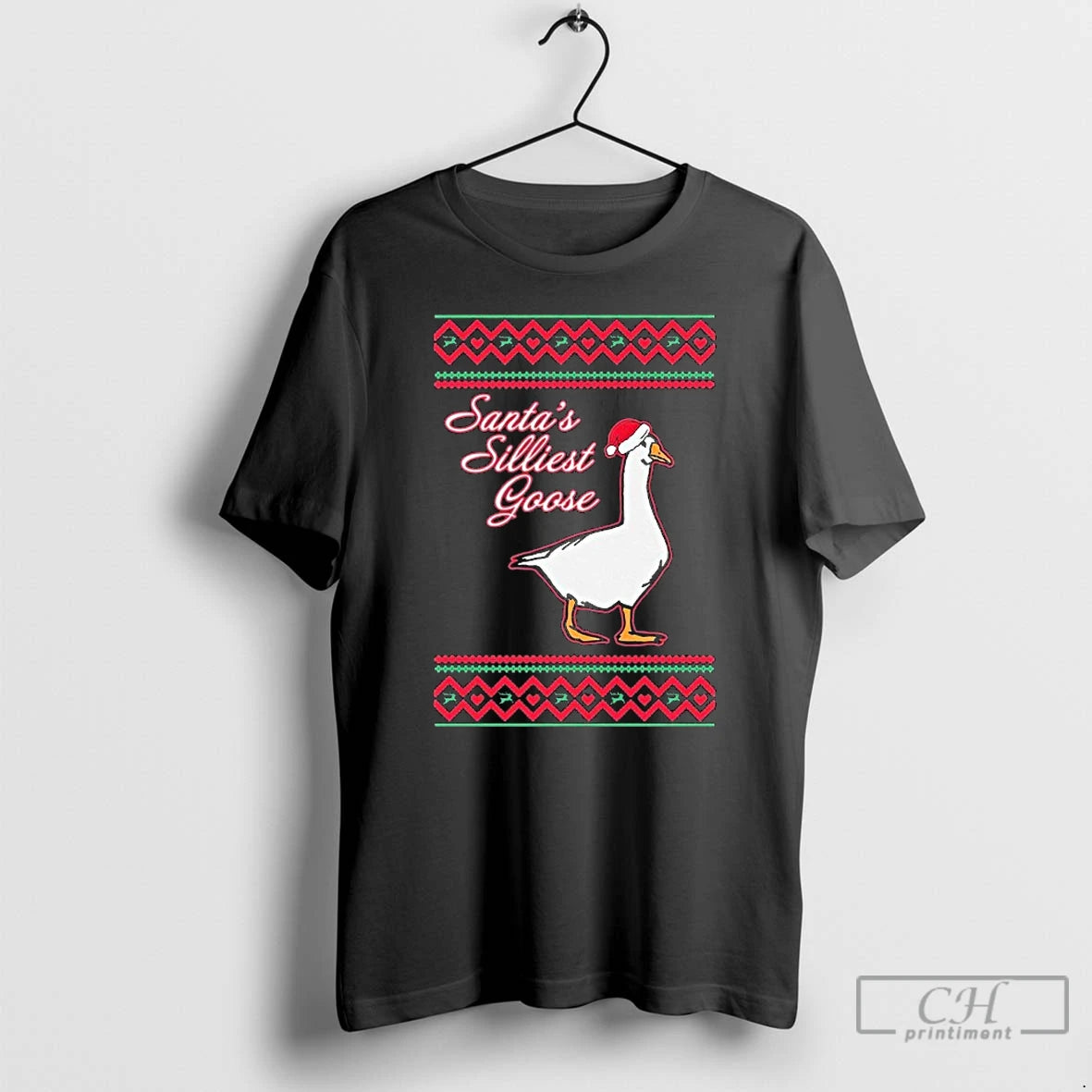 Classic Santas Silliest Goose Tacky Ugly Christmas T-Shirts, Hoodie, Sweatshirt | InkRitualCo.com