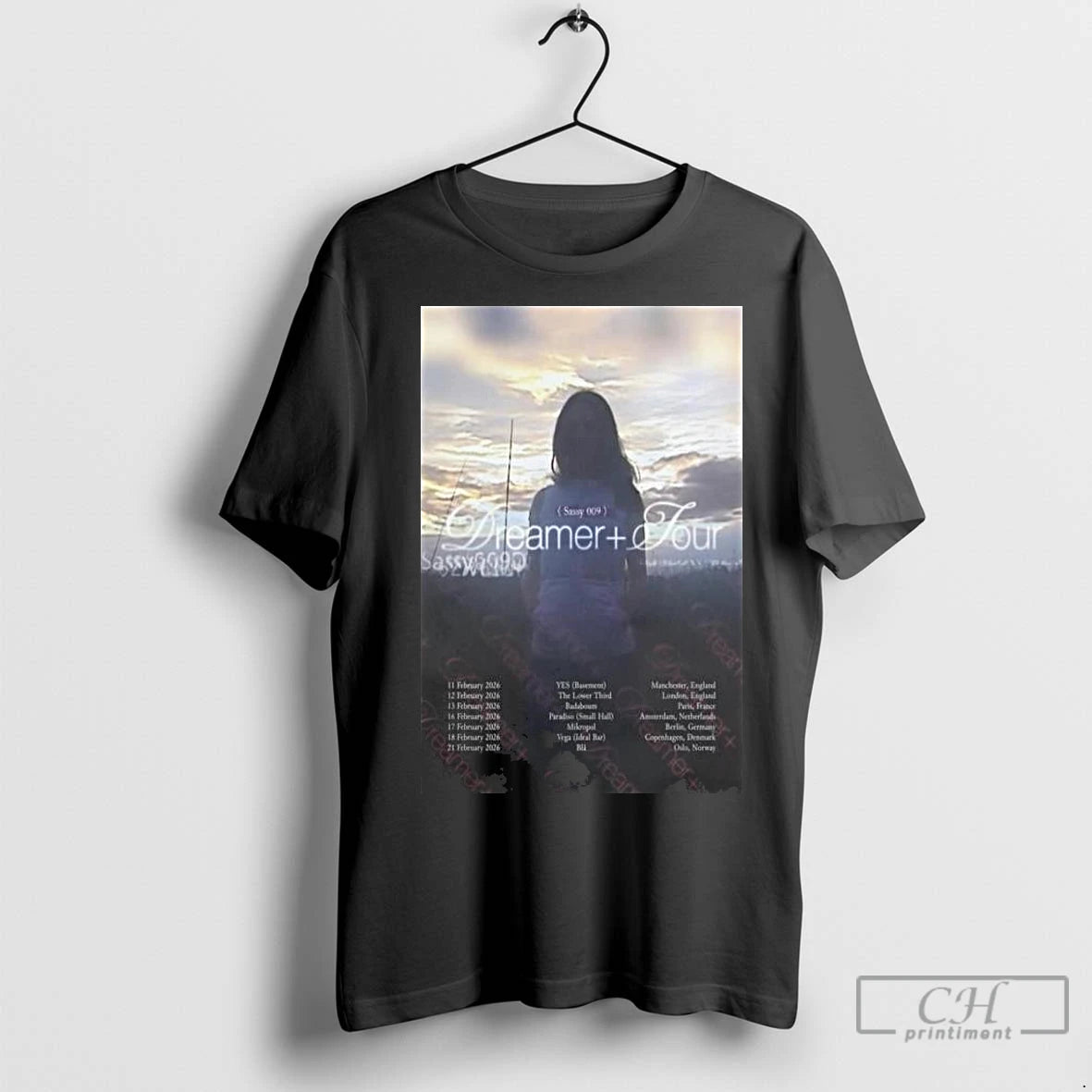 Classic Sassy 009 Dreamer Tour February 2026 Long Sleve T-Shirts, Hoodie, Sweatshirt | InkRitualCo.com