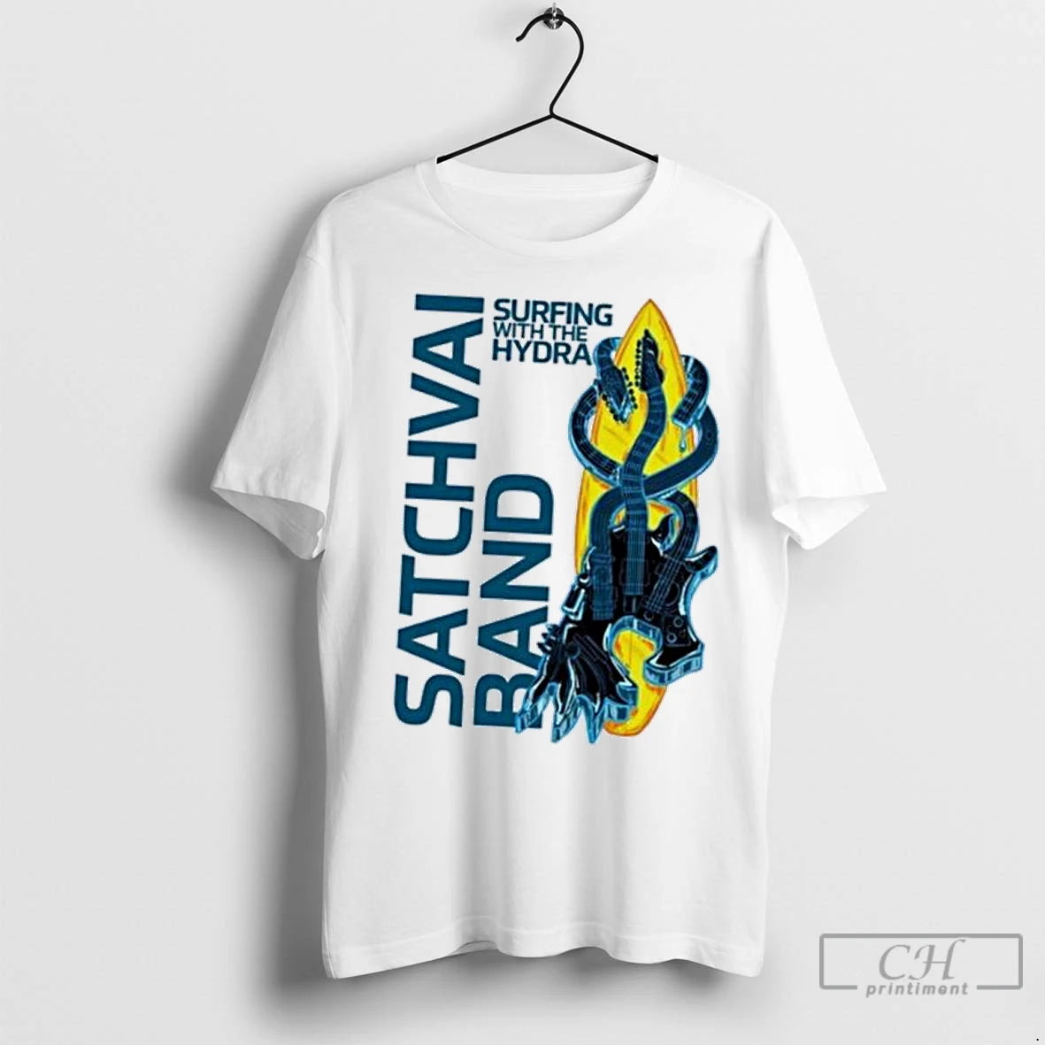 Classic Satchvai Band Hydra Joe Satriani T-Shirts, Hoodie, Sweatshirt | InkRitualCo.com
