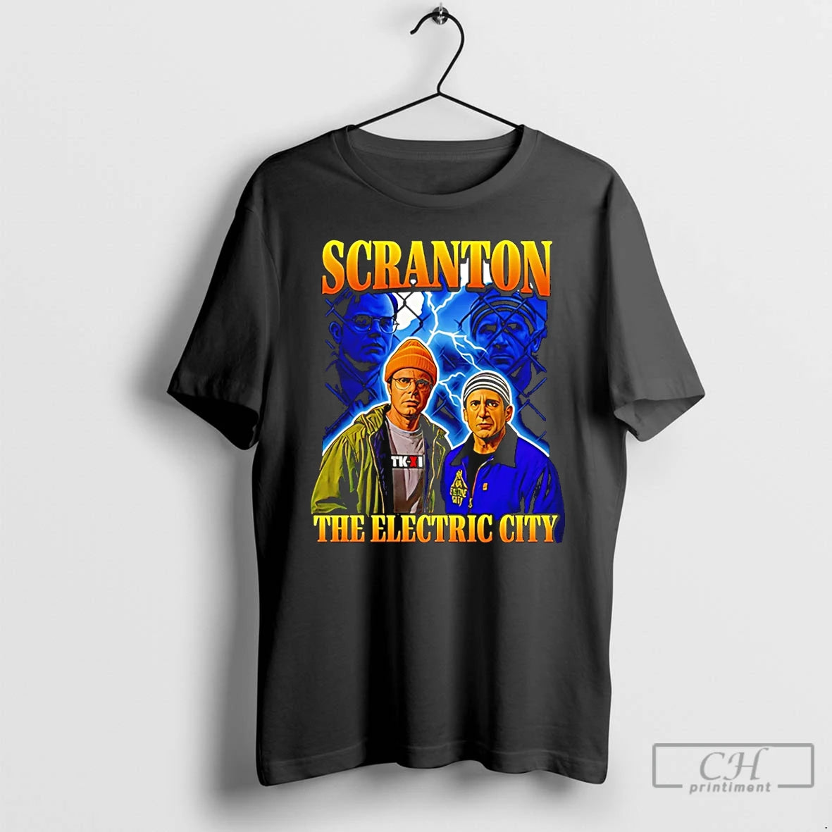 Classic Scranton The Electric City Graphic T-Shirts, Hoodie, Sweatshirt | InkRitualCo.com