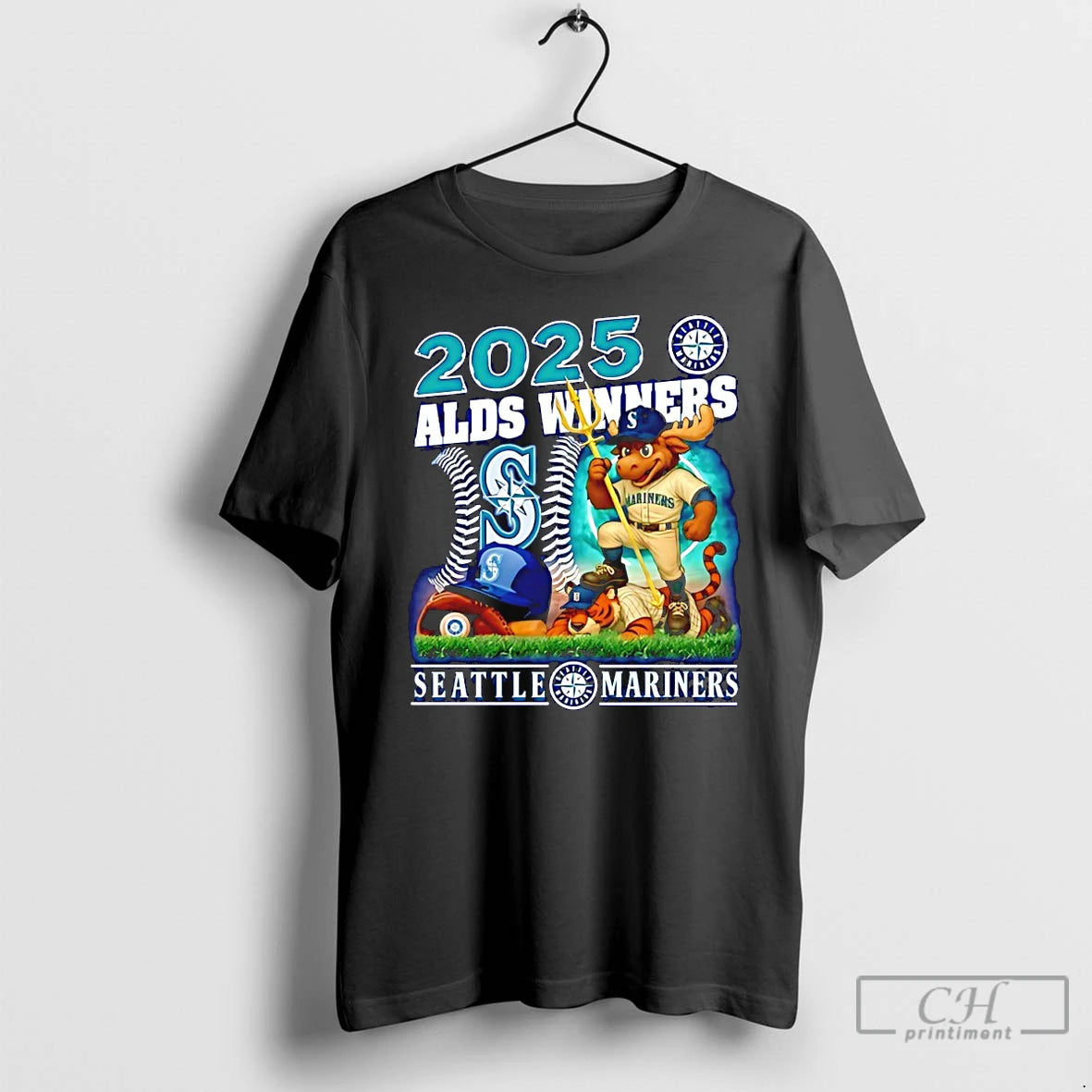 Classic Seattle Mariners 2025 Alds Winners Mascot T Shirts Hoodie, Sweatshirt | InkRitualCo.com