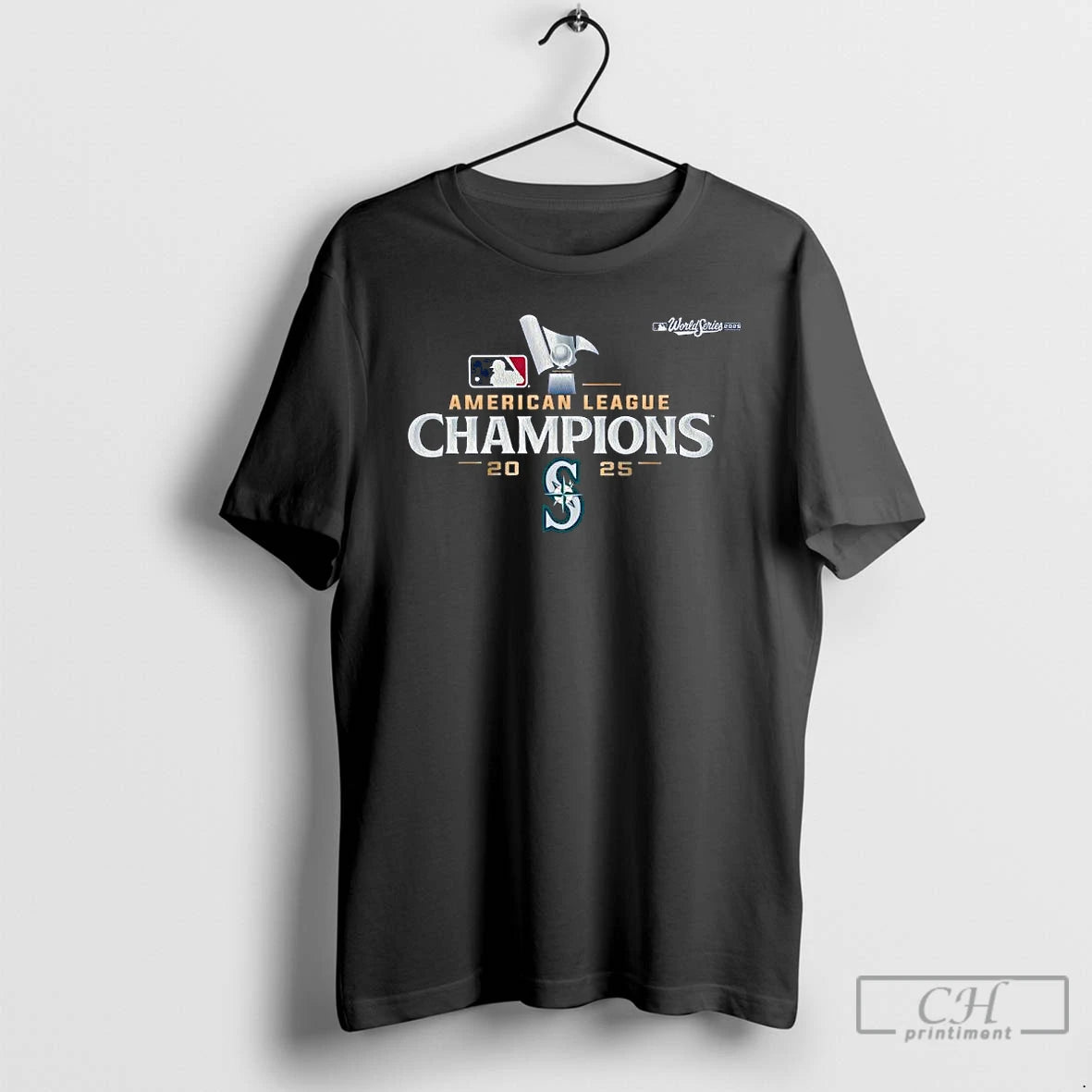 Classic Seattle Mariners 2025 American League Champions Logo T Shirts Hoodie, Sweatshirt | InkRitualCo.com