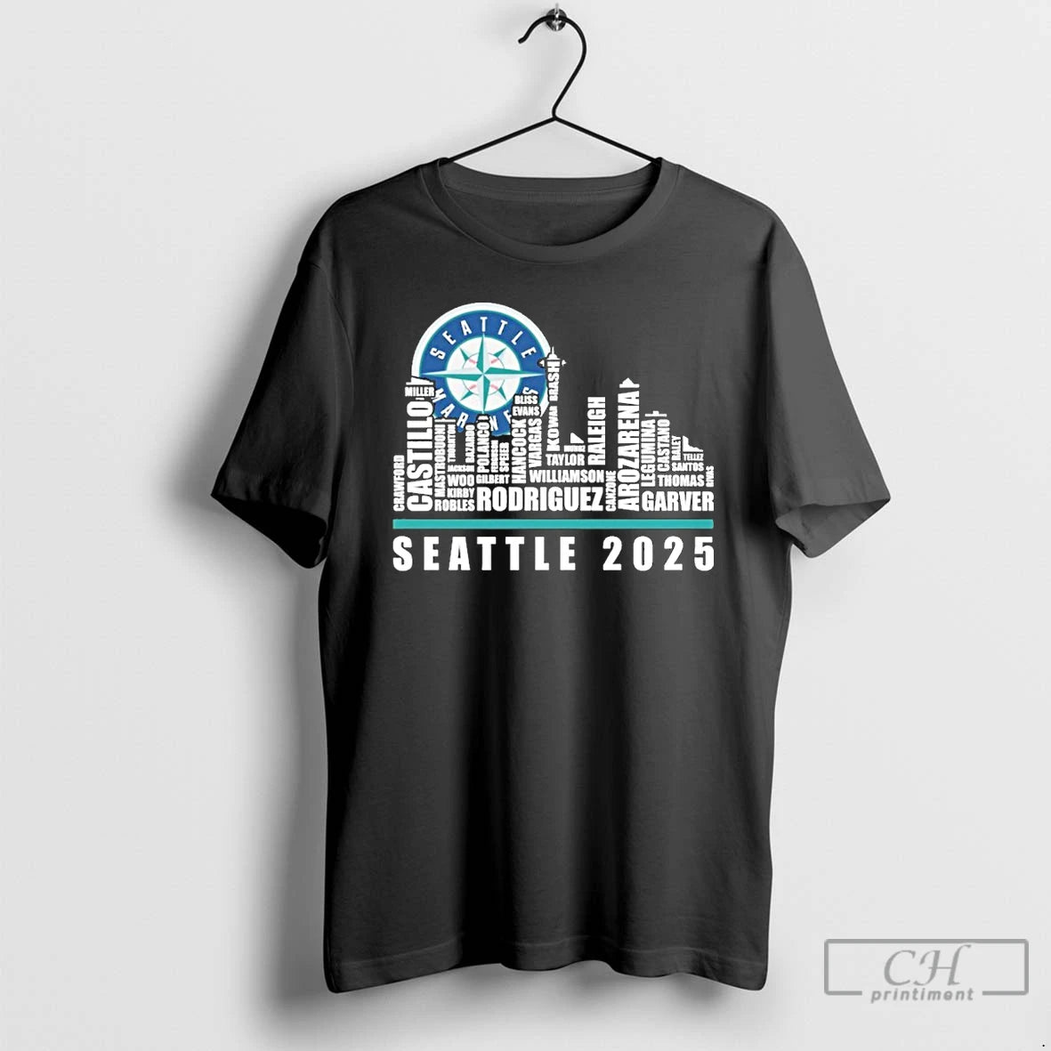Classic Seattle Mariners 2025 City Text T Shirts Hoodie, Sweatshirt | InkRitualCo.com