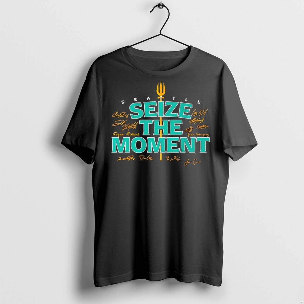 Classic Seattle Mariners Baseball Seize The Moment Players Signature T Shirts Hoodie, Sweatshirt | InkRitualCo.com