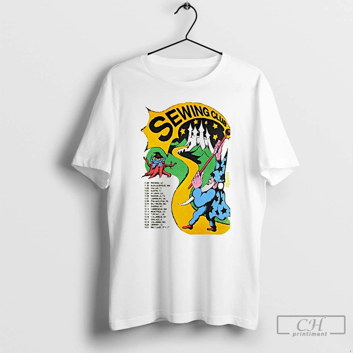 Classic Sewing Club 2025 America Tour Dates T-Shirts, Hoodie, Sweatshirt | InkRitualCo.com
