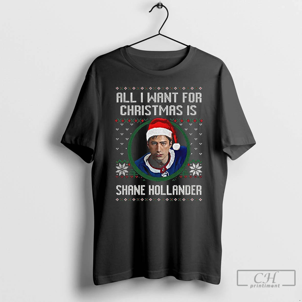Classic Shane Hollander All I Want For Christmas Is Merry Xmas T-Shirts, Hoodie, Sweatshirt | InkRitualCo.com