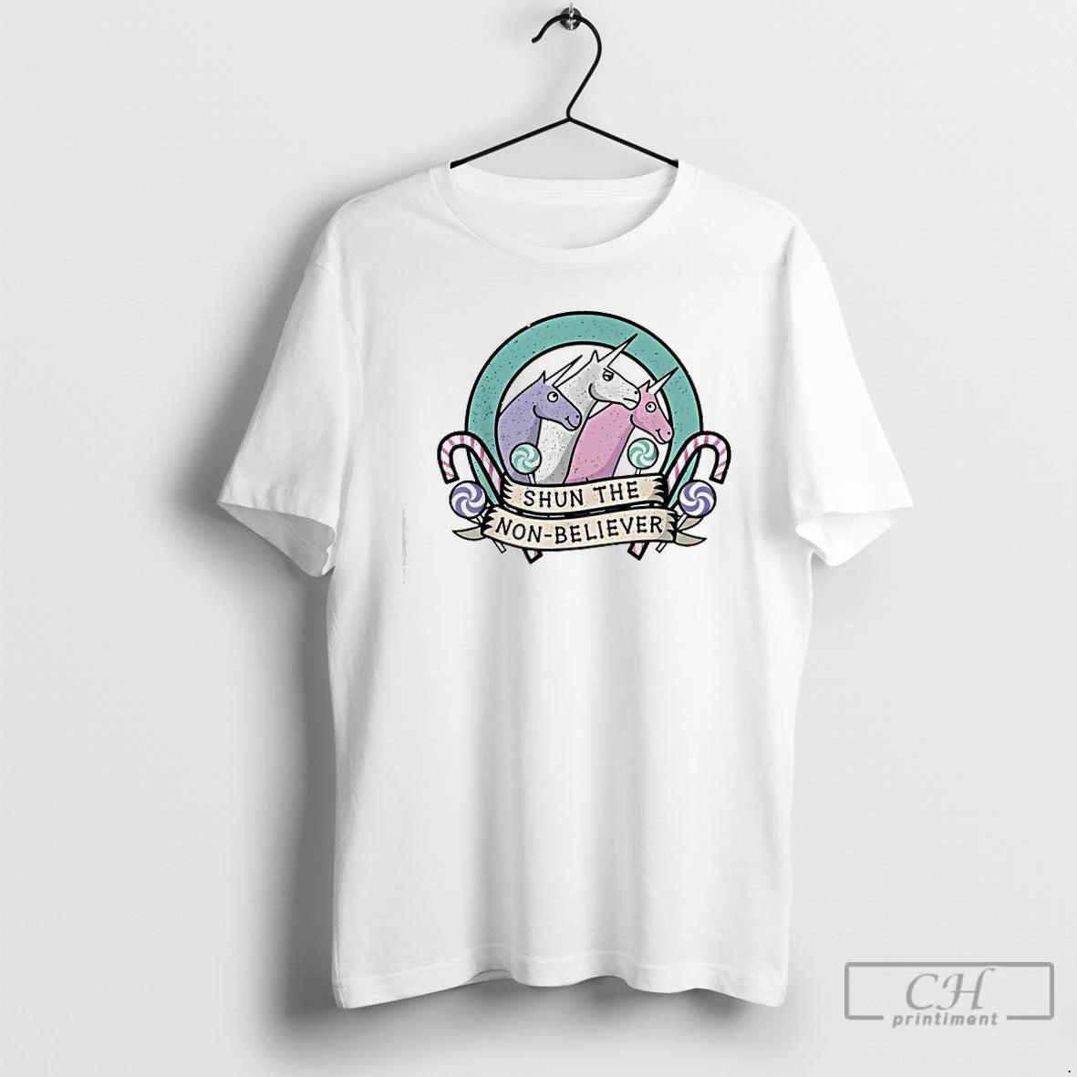 Classic Shun The Non Believers Unicorn Candy T-Shirts, Hoodie, Sweatshirt | InkRitualCo.com