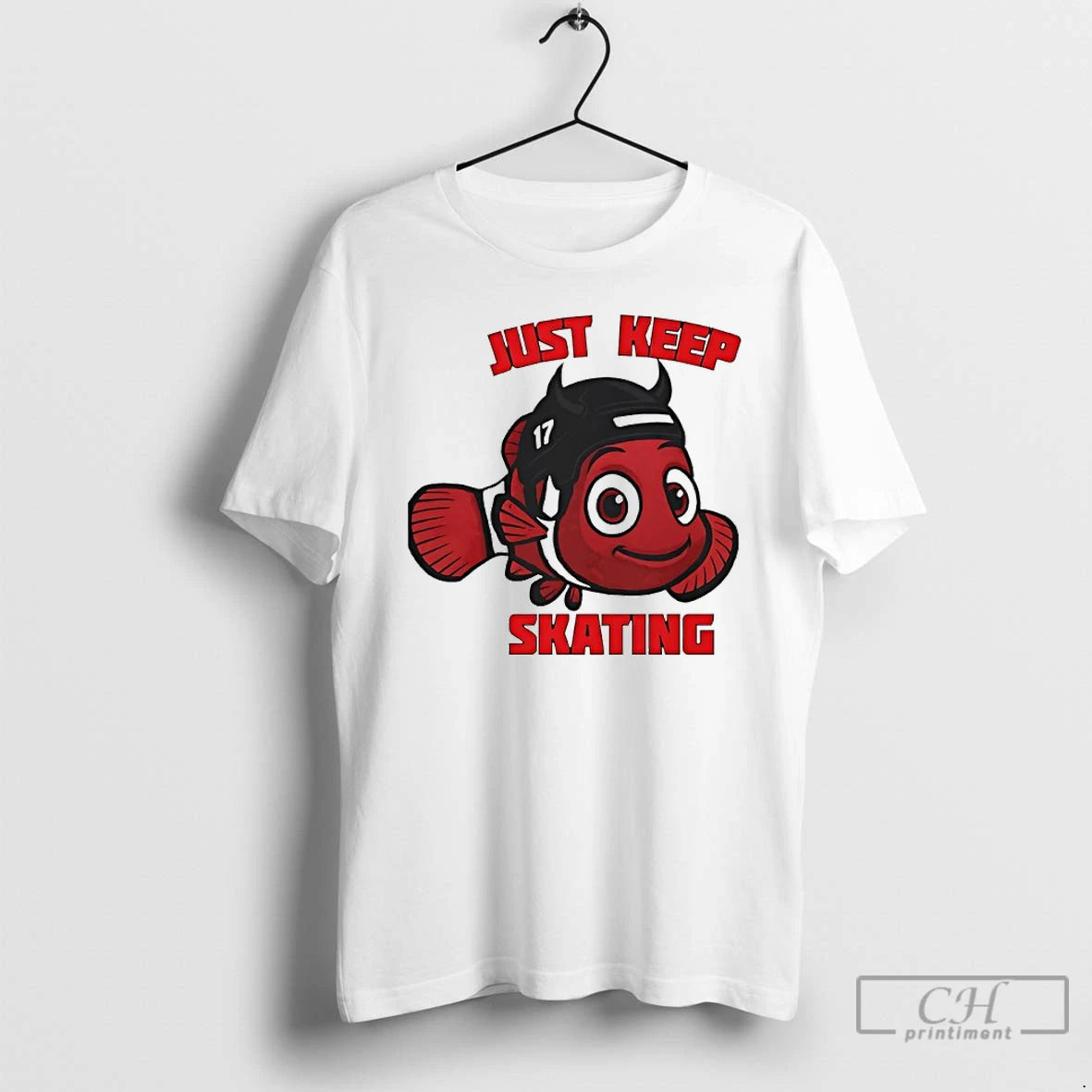 Classic Simon Nemec Just Keep Skating Fish Finding 17 New Jersey Devils Hockey T Shirts Hoodie, Sweatshirt | InkRitualCo.com