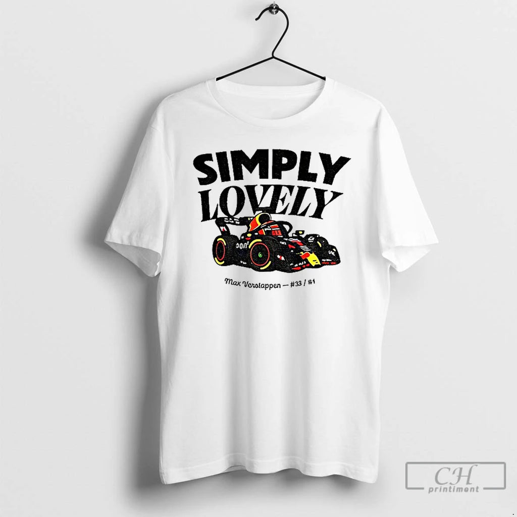 Classic Simply Lovely Racing Max Verstappen F1 T-Shirts, Hoodie, Sweatshirt | InkRitualCo.com