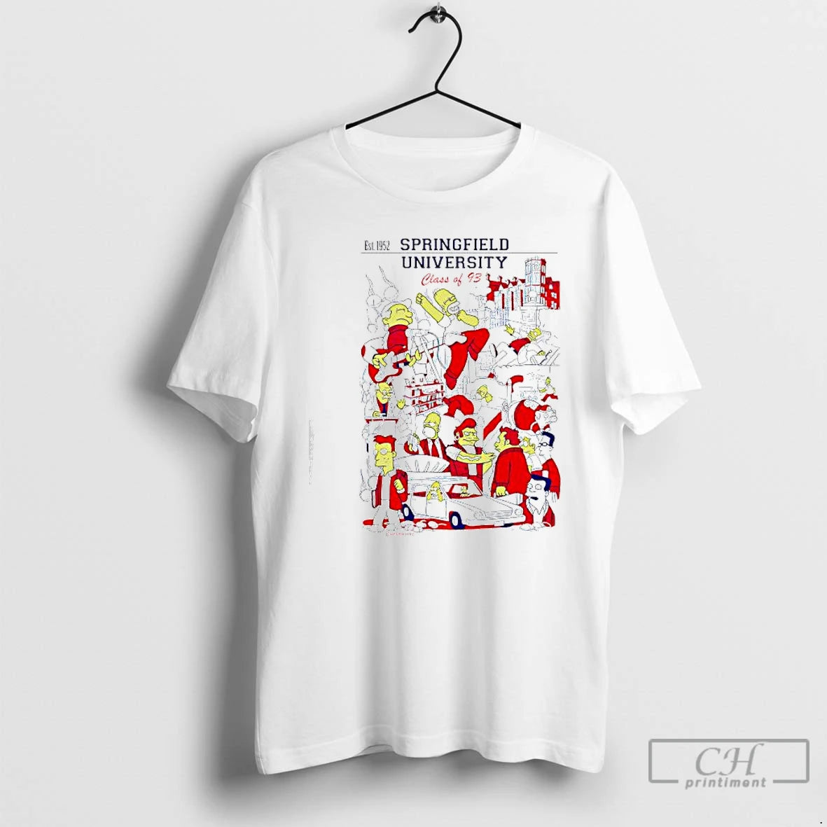 Classic Simpsons And Bananajims Est 1952 Springfield University Class Of 93 T-Shirts, Hoodie, Sweatshirt | InkRitualCo.com