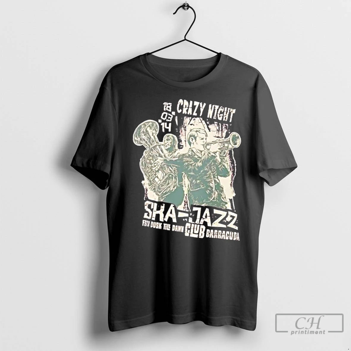Classic Ska Jazz Retro Club Barracuda Music T-Shirts, Hoodie, Sweatshirt | InkRitualCo.com