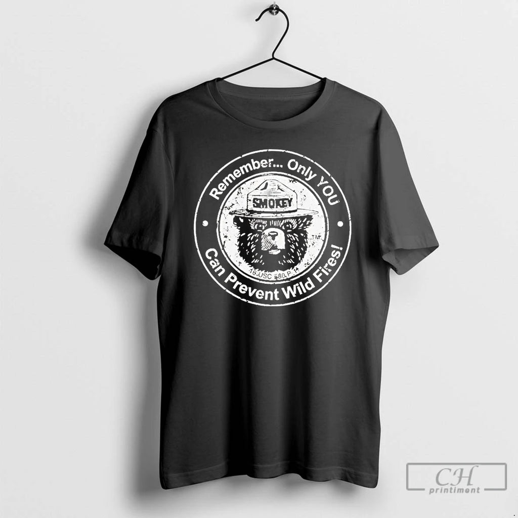 Classic Smokey Bear Remember Only You Can Prevent Wild Fires T-Shirts, Hoodie, Sweatshirt | InkRitualCo.com