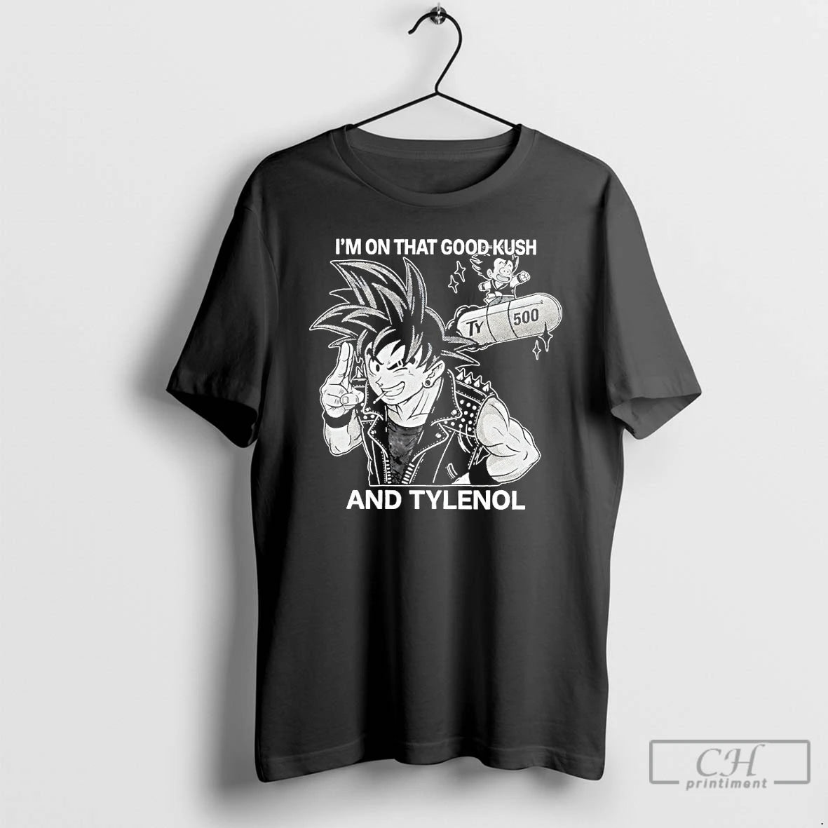 Classic Son Goku And Im On That Good Kush And Tylenol T-Shirts, Hoodie, Sweatshirt | InkRitualCo.com
