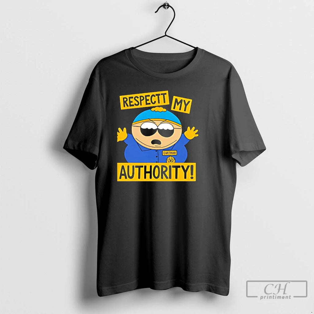 Classic South Park Cartman Respect My Authority T Shirts Hoodie, Sweatshirt | InkRitualCo.com