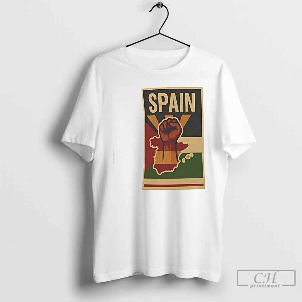 Classic Spain Support Palestine T Shirts Hoodie, Sweatshirt | InkRitualCo.com