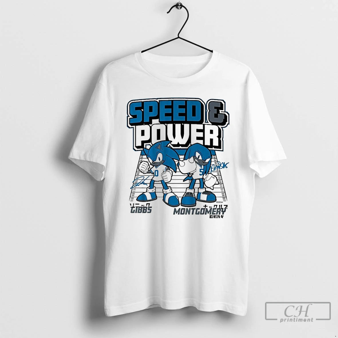 Classic Speed Power Jahmyr Gibbs David Montgomery T-Shirts, Hoodie, Sweatshirt | InkRitualCo.com