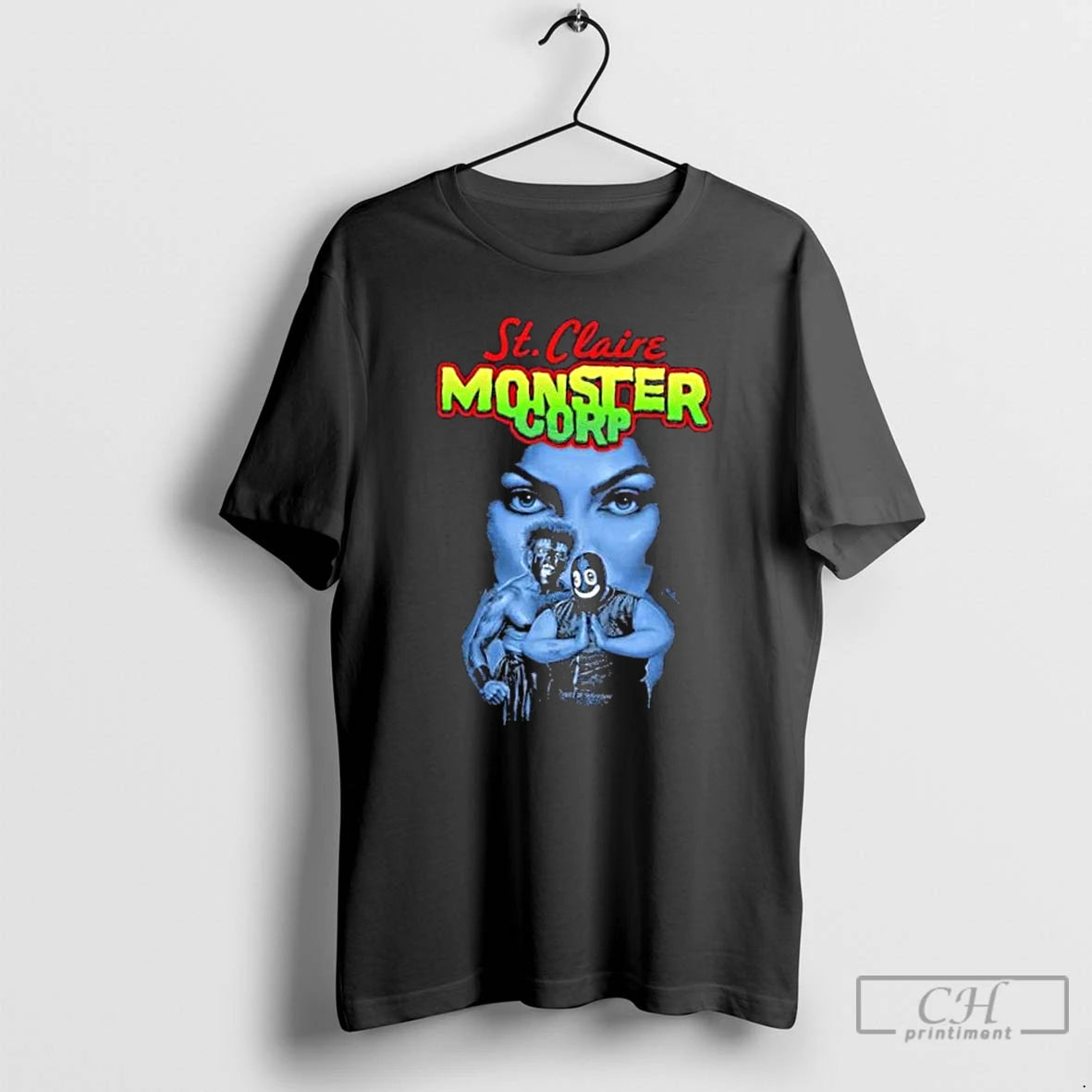Classic St Claire Monster Corp Graphic T-Shirts, Hoodie, Sweatshirt | InkRitualCo.com