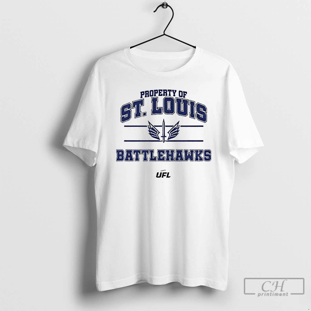Classic St Louis Battlehawks Ufl Property Of St Louis Battlehawks T-Shirts, Hoodie, Sweatshirt | InkRitualCo.com