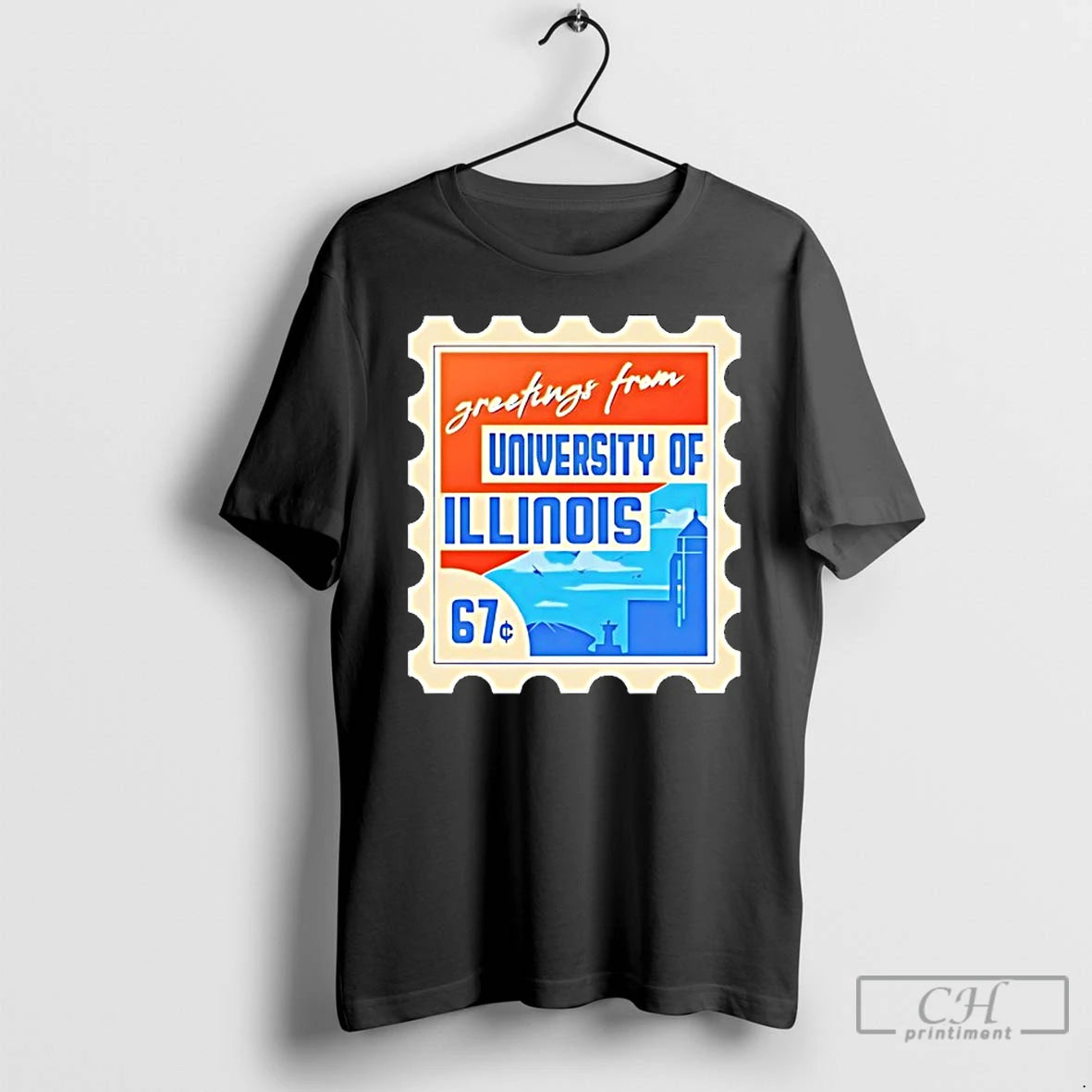 Classic Stamp Greetings From University Of Illinois T-Shirts, Hoodie, Sweatshirt | InkRitualCo.com