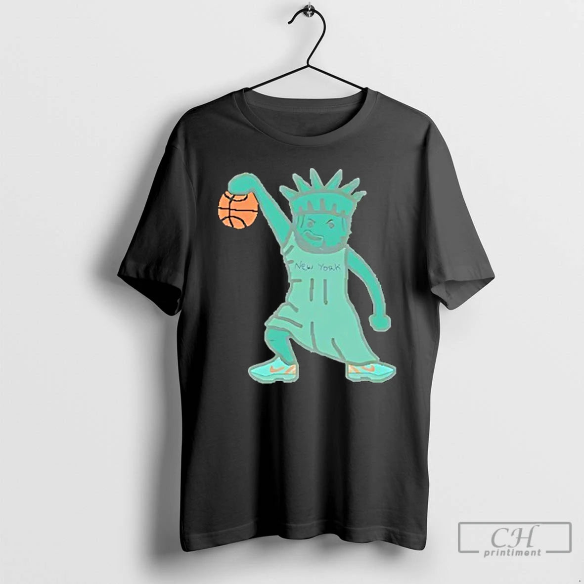 Classic Statue Of Liberty Of Jalen Brunson Caricature T-Shirts, Hoodie, Sweatshirt | InkRitualCo.com