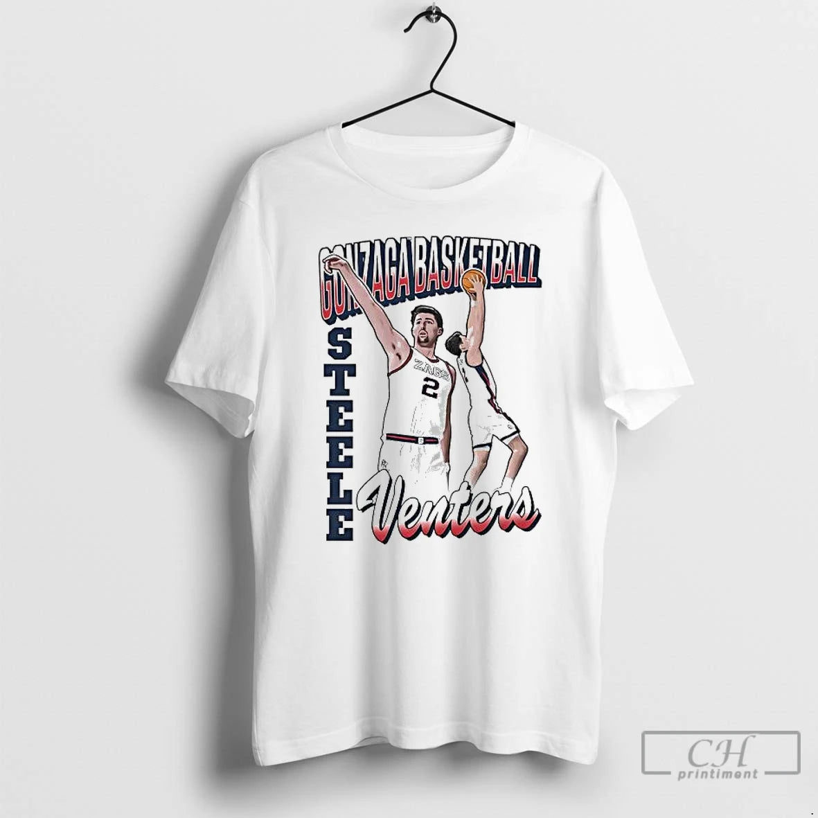 Classic Steele Venters Cartoon Gonzaga Bulldogs T-Shirts, Hoodie, Sweatshirt | InkRitualCo.com