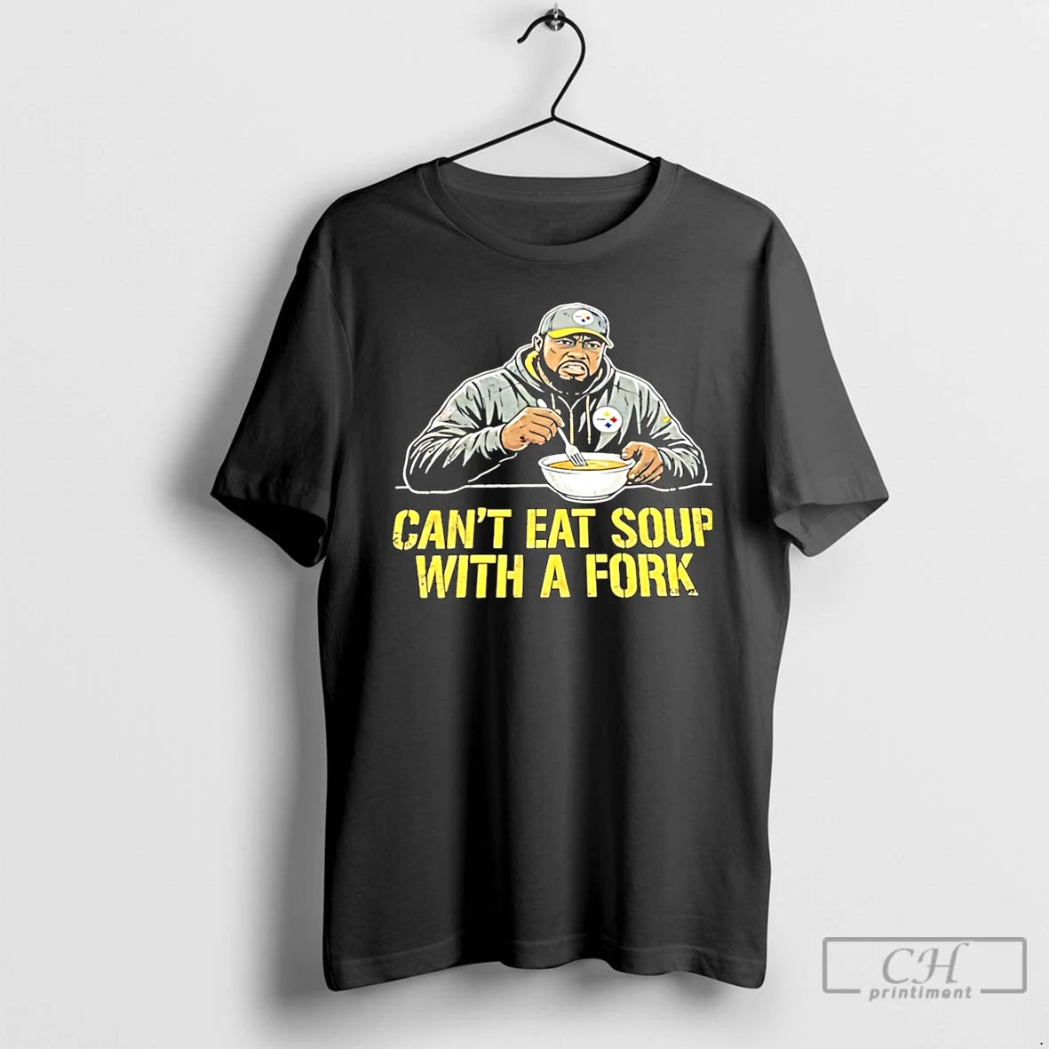 Classic Steelers Coach Mike Tomlin Cant Eat Soup With A Fork Christmas T Shirts Sweater Hoodie, Sweatshirt | InkRitualCo.com